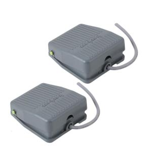 2 cái nhựa bàn đạp chân Thiết bị chuyển mạch quá tải bảo vệ TFS-201 chân thiết lập lại thiết bị chuyển mạch chân cho đồ gia dụng