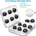 Bộ nút tai Foam bọt biển Airpods Pro Gen 1 - Gen 2 New Bee 6 đôi S - M - L - Chính hãng phân phối. 