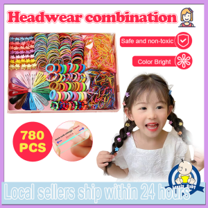 Childrens Headwear Hair Clip and Hairpin Combination Gift Box Girls Edge Clip Hair Accessory Girls Princess Hair Rope