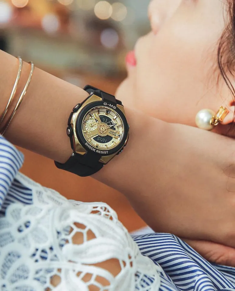 OFFICIAL WARRANTY) Casio Baby-G MSG-400G-1A2 G-MS Series Analog