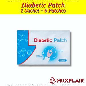 Diabetic Patch l Lower Blood Sugar Level l Diabetic Support l Easy to Use l 1 Sachet 6 Patches