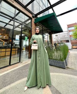 Glamz raiqa gamis terbaru pesta mewah elegan modern kekinian dress wanita baju muslim terlaris busui