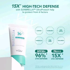 YOU Sunbrella Sunscreen Series | Daily Defense SPF 30 PA+++ | Triple UV Elixir | Tone Up UV SPF50+ PA++++ | Sunscreen Serum