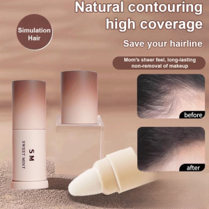 ✨[Precision Filling] Natural Concealer Hairline Filling Contour Stick Hair Root Edge Filling Powder Hairline Contouring Simulation Waterproof Sweatproof Light And Thin Concealer Hairline Powder Stick 发际线填充修容棒