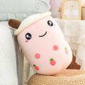 📣【READY STOCK】New Creative Cute Fruit Bubble Milky Tea Plush