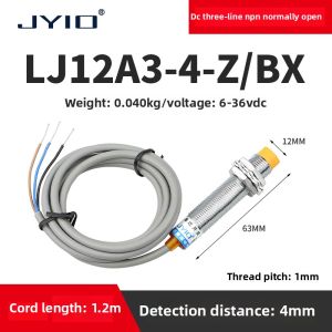 Proximity Switch LJ12A3-4-Z/BX Three-Wire NPN Normally Open 6-36V Sensor M12 Inductive Sensor
