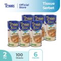 Tissue Tessa Nature Towel Roll 100s 2p - 6 packs. 