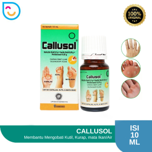 Callusol 10 ml / Obat Mata Ikan Kutil dan Kapalan / Obat Luar / Kesehatan / Niqmat / NQ 1 / BISA BAYAR DI TEMPAT (COD)