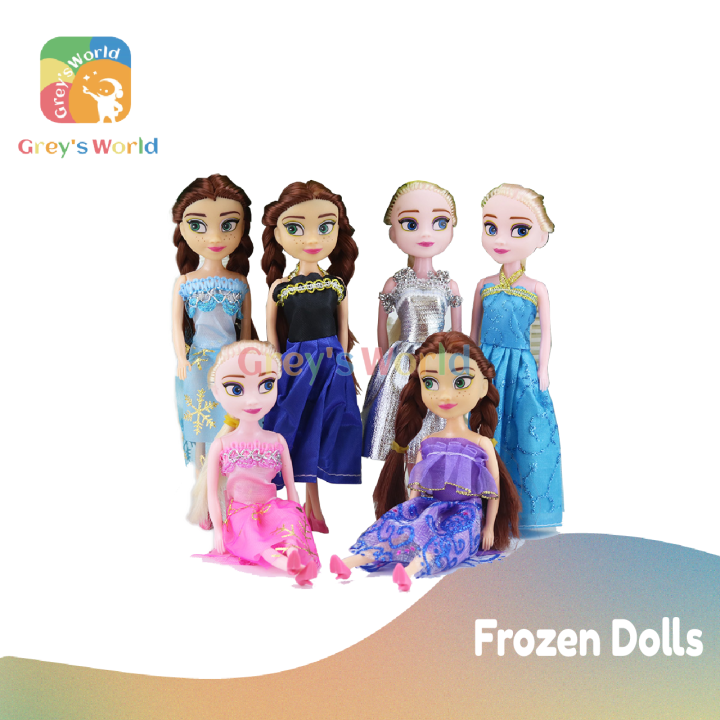 GREYS WORLD Frozen doll Elsa doll toys for girls cute dolls (per pc)