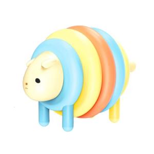 Giáo Dục Sớm Bộ xếp chồng cầu vồng đồ chơi cho trẻ sơ sinh khuyến khích phối hợp mắt tay và chơi sáng tạo