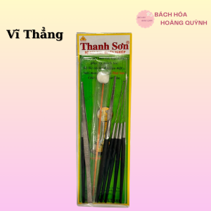Bộ dụng cụ lấy ráy tai - móc ráy tai Thanh Sơn 8 món kèm hộp nhựa