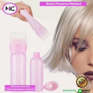 Sisir Pewarna Rambut Otomatis Bottle Botol Pewarna Instan Hair Botol Cat Sisir Krim Rambut Alat Penataan Rambut Salon Semir Mewarnai Rambut Praktis Perawatan Rambut Portable