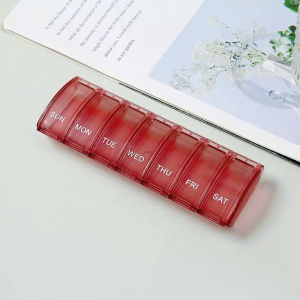 1PC Weekly Pill Case Medicine Planner Vitamin Organizer Box Convenient and Easy to Use X-Large Compartments Travel