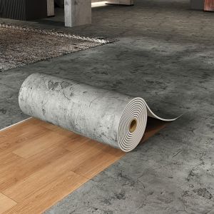 INNEED 3M×40cm Vinyl Wallpaper Concrete Texture Self-Adhesive Foam Wall Panels Decoration Interior Decor Waterproof Wall Stickers Home