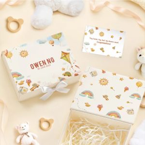 [SG] Personalised Customised Baby Gift Set Newborn Baby Hamper Baby Romper Gift Set New Baby Gift