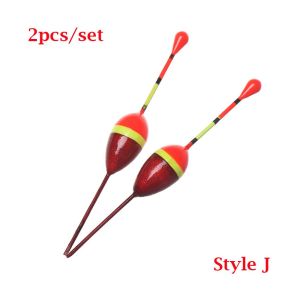 SPARAK 2PCS Outdoor Fluctuate Assorted Sizes Indicator Floats Bobbers Ice Fishing Lure Float Light Stick Floats