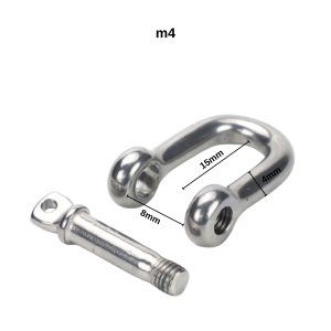 สเก็นตัว U สแตนเลส 304 สเก็น พร้อมน็อตและปิ๊นเสียบ