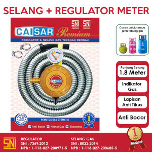 Kompor Gas 1 Tungku Stainless Alloy SNI sj