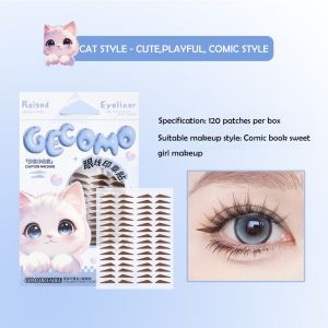 Water Sweat Resistant Eyeliner Stamp Sticker - One-stick Molding Easy To Use Eyeliner Seal Patch
