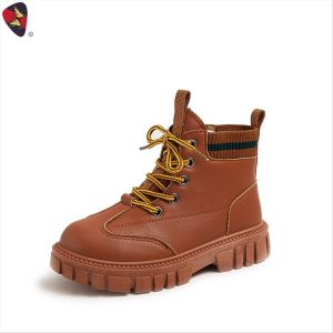 Katerina Fashion Korean Zipper Boots Shoes Ankle Kids For Girl #A-188M