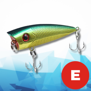 Gewang / Umpan Ikan  Tiruan Casting Killer Topwater Floating Popper Fishing Lure Bait Sebarau Haruan Siakap Toman Bass