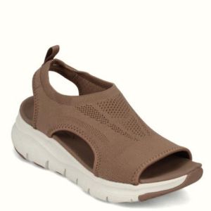 [Free Shipping] WomenS  Casual Sandals Wedge Heels Plus Sizes New Styles Flat Soles Solid Colors Open-Toe Design Summer Collection In Stock Roman Style