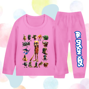 Baju Kaos Set Tidur Anak Laki Laki Piyama Tung Family Anomali Tung Tung Sahur Keren Celana Panjang