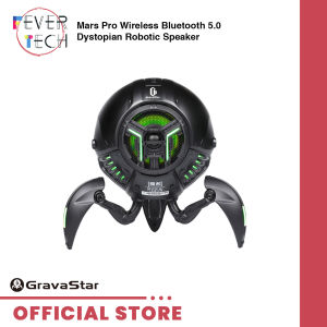 Gravastar Mars Pro Bluetooth 5.0 Speaker: Zinc Alloy Shell Handmade Design Audiophile Sound 6 RGB Lights TWS Pairing 15-Hour Battery
