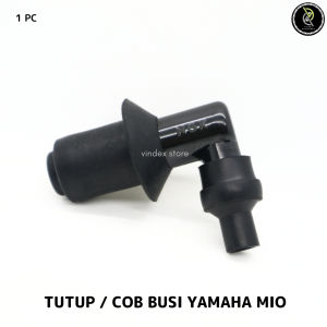 TUTUP BUSI COB BUSI DOP KEPALA CANGKLONG MIO SPORTY SMILE SOUL NOUVO FINO HITAM TEBAL KUNINGAN NGK