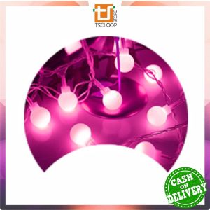 OFM-C775 Lampu Tumbler LED Rainbow Motif Bola Salju / Lampu Tumblr 10 Meter Anggur Bulat Twinkle Light / Lampu Natal Hiasan Dekorasi