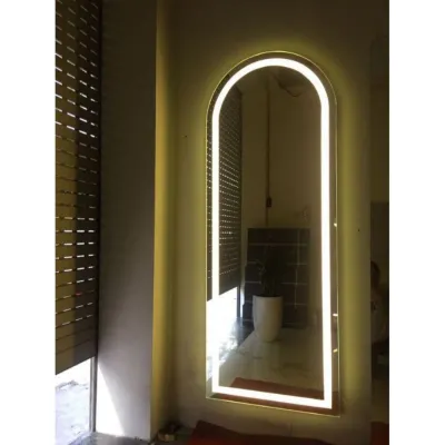 Kaca Cermin Full Body Led Aesthetic Cermin Gantung