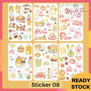 ✨New Arrival✨ 6 Sheet Handbook Cute Sticker Diary Notebook Handkraft Sticker 可爱手账贴纸 (6张入)