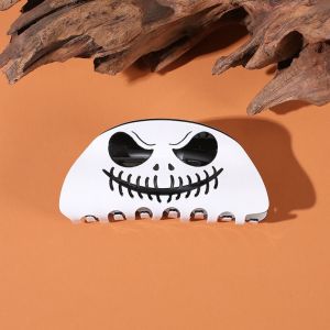 Chanbaek halloween headband Skull Claw Halloween Hair Clip Ghost Hairpin Gothic Grimace Hair Claw Creative Headwear Funny Large Crab for Women Girls