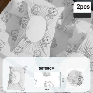 WAPKTY Dirt-Proof Disposable Pillowcase Set Thickened Breathable Disposable Pillowcases Portable Non-Woven Nonwoven Pillow Cover Hotel