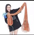 COD JALA LEMPAR JALA IKAN NELAYAN BAHAN PE KAIN NILON  KUAT TINGGI 3m MERAH COKLAT. 