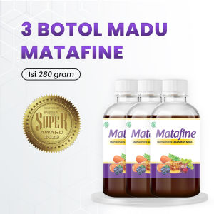 Matafine - 3 Botol Madu Matafine Madu Menyehatkan Mata Secara Alami Dan Original