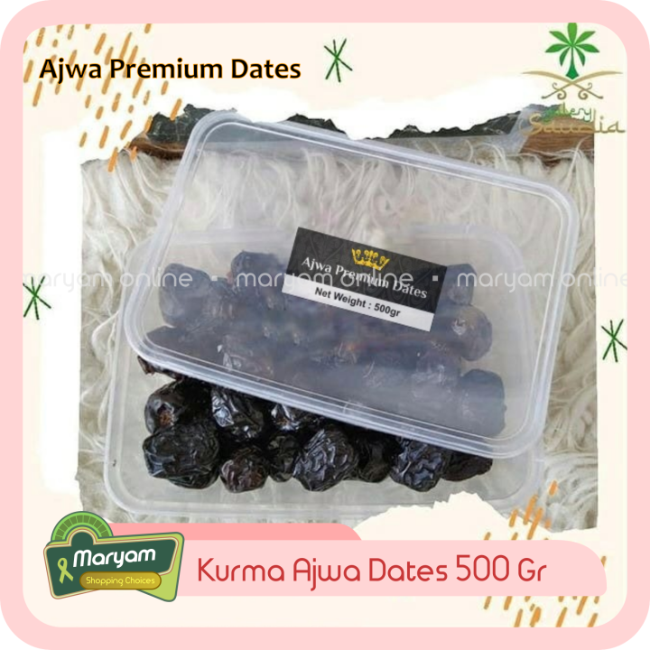 Promo Kurma Ajwa Gram Kurma Nabi Kurma Ajwa Madinah Premium Dates Asli Lazada Indonesia