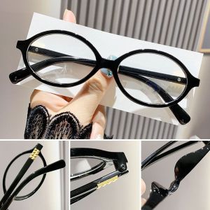 LYMEDIA Blue Ray Blocking Anti-Blue Light Glasses Ultralight Eye Protection Round Eyeglasses Comfortable Y2K Frame Eyewear Men Women
