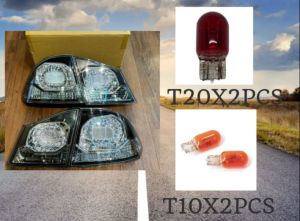 HONDA CIVIC FD FD1 FD2 ALBINO BLACK BRAKE LIGHT RUNNING SIGNAL TAIL LAMP JDM TYPE-R 1.8CC 2.0CC
