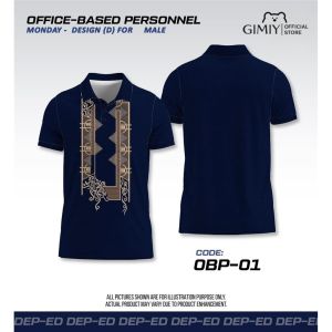 Deped Uniform Polo Shirts for Men 2025-2026 Deped Uniform Ready to Wear Full Sublimation Deped Office-Based Personnel Tshirt and Polo Shirt for Man and Women