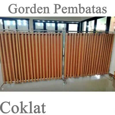 Gorden Sekat Ruangan Masjid Mushola Gorden Partisi ruangan Bahan Kain Blackout Tebal Panjang
