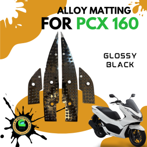 Honda PCX 160 Alloy/Powder Coated FootBoard Matting