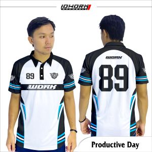 Jersey Wangki Kaos Polo Baju pria tangan pendek kerah 89 university style IDWORK Bahan Milano Super Premium