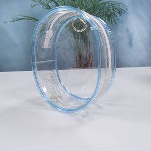 UUMIR 10cm Clear Outdoor Bag Multicolor Transparent Storage Case Toy Mini Doll Display Box