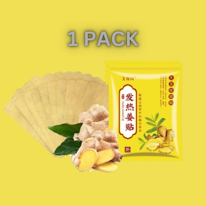 100Pcs Herbal Ginger Patch Promote Blood Circulation and Knee Neck Back Pain Relief Improve Sleep
