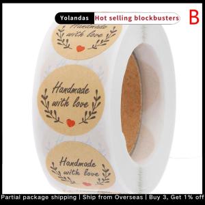 [Yolandas] 500pcs Thank You Stickers Seal Labels Round Paper Label sticker for Decoration