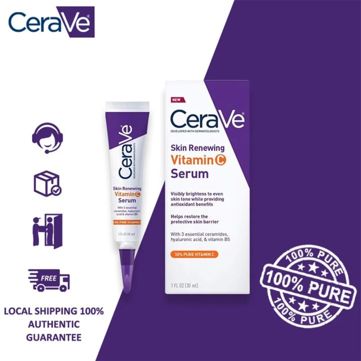 CeraVe Original Vitamin C Serum Anti-wrinkle And Aging Reduce Wrinkles ...