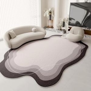 Nordic Style Cloakroom Rug Irregular shape Plush Floor Mat Fluffy Soft Rugs for Bedroom Minimalist Living Room Decoration Carpet