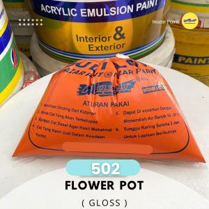 CAT TEMBOK CAT TEMBOK INTERIOR DAN EKSTERIOR NAZAR PAINT KUALITAS GLOSS ISI 20 KG GRATIS PAIL CAT