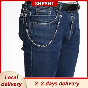 [COD] Ship within 24 hours 1 2 3 Layer Long Metal Belt Chain Rock Punk Hook Trousers Pant Waist Link Metal Wallet Chain Keychain Ring Clip Keyring HipHop Jewelry
